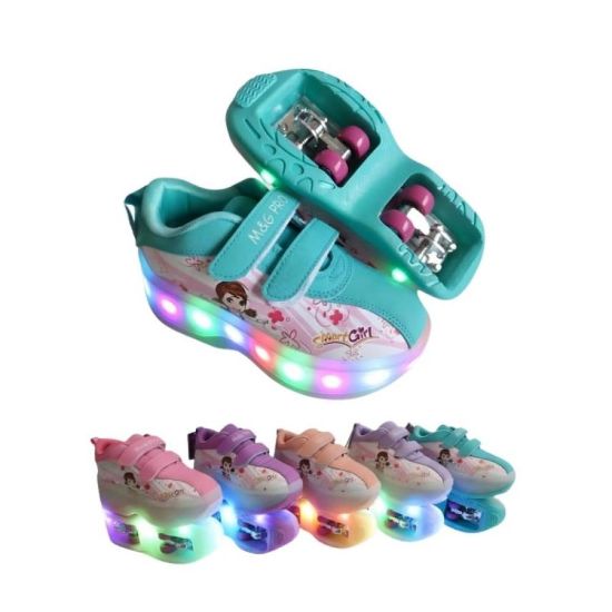 صورة سكوتر تزلج رياضي باربع عجلات – مقاس  (من 28 إلى 39)